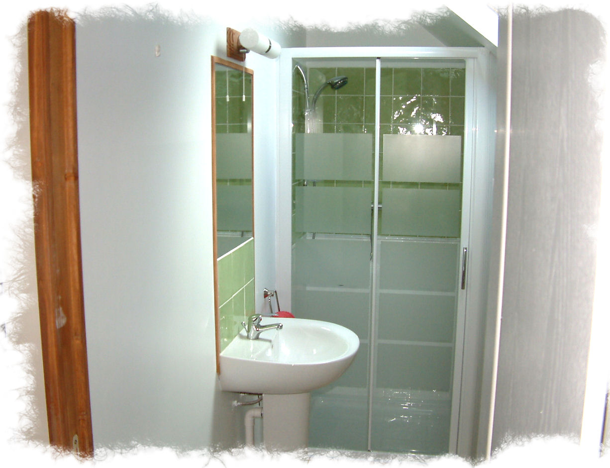 green shower room